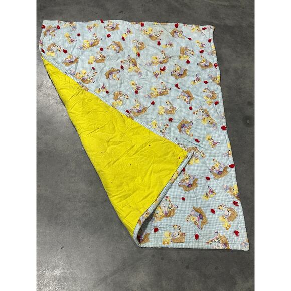 Suzy's Zoo, Baby Blanket, 46x35", Blue, Animals, Suzy Spafford, ~ 251016-WH 357 - Picture 3 of 5